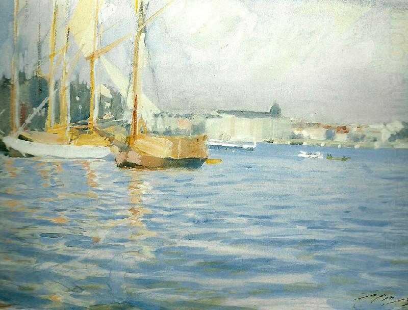 pa stockholms strom, Anders Zorn